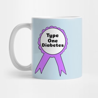 T1D Ribbon - Purple Mug